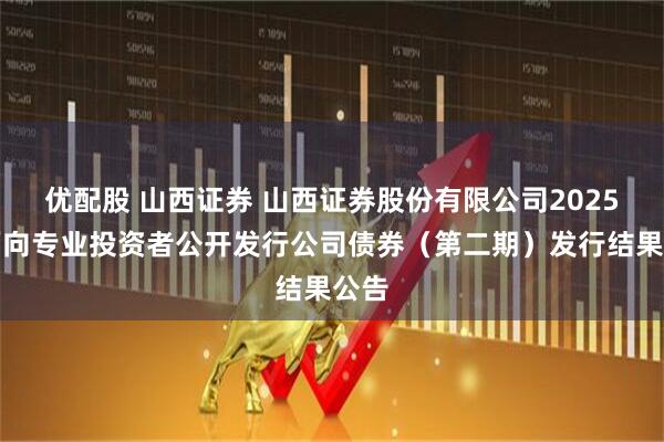 优配股 山西证券 山西证券股份有限公司2025年面向专业投资者公开发行公司债券（第二期）发行结果公告