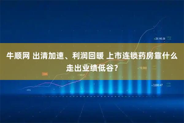 牛顺网 出清加速、利润回暖 上市连锁药房靠什么走出业绩低谷？